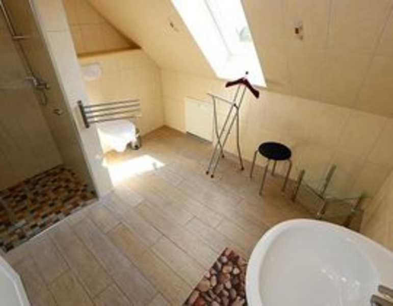 Haus Am Deich Feriendomizil Mit Balkon Lägenhet Baabe Exteriör bild